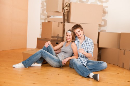 House removals team planning a move in Isleworth
