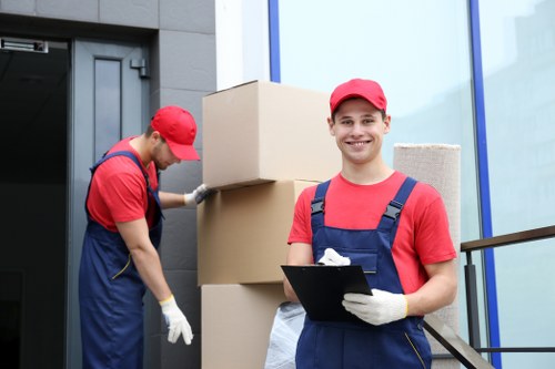 House removalists in Isleworth preparing furniture for a home move