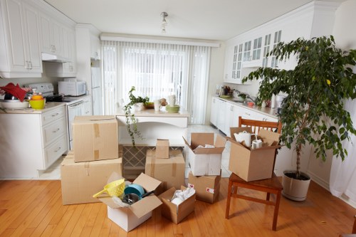 Large moving truck for house relocation in Isleworth