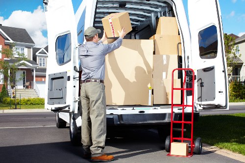 Moving team handling household furniture removals in Isleworth